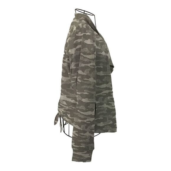 BB Dakota Now You See Me Camo Draped Tie Back Jacket - Picture 7 of 11